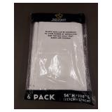 6-Pack Heavy Duty Plastic Tablecloth - 54" x 108"