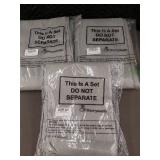 Buryeah 3-Piece Jacquard Set - Light Gray, 84 Inch