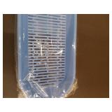Set of 3 Plastic Strainer Containers with Different Colored Lids