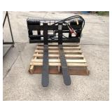 Hydraulic Skid Steer Fork Attachment SA-AD