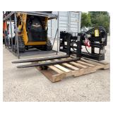 Hydraulic Skid Steer Fork Attachment SA-AD