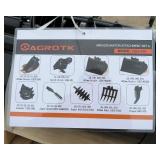 Mini Excavator Attachment Set (QTY 9)