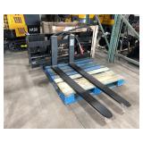 Adjustable Skid Steer Fork Attachment