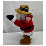 New Animated Cowboy Santa