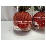 10 New  Shatter Proof Ornaments