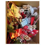 Box FULL of New Christmas Picks-Stakes, Clips & Hanging