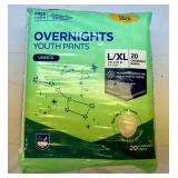 20 L/XL Youth Overnights