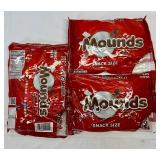 3x 11.3oz Mounds Bars-Snack Size