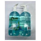 2x 16.9oz We Clean Deep Cleansing Hand Soap-Eucalyptus Mint