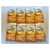 KK. 8x 6.6oz Goldfish Cheddar Crackers