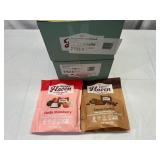 KK. 12x 3.8oz Sweet Haven Plant Based Candy Strawberry Vanilla(individually Wrapped)