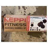 KEPPI Fitness Adjustable Dumbbell Set