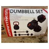 KEPPI Fitness Adjustable Dumbbell Set