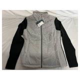 Cutter and Buck Womens Zip Up Jacket - Black and Gray - M