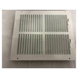 Pro Select 12" x 10" White Sidewall Ceiling Register