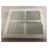 Pro Select 12" x 10" White Sidewall Ceiling Register