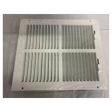 Pro Select 12" x 10" White Sidewall Ceiling Register