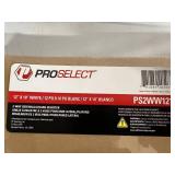 Pro Select 12" x 10" White Sidewall Ceiling Register