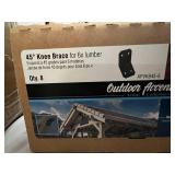 4x Outdoor Accents 45 Degree Knee Braces