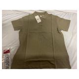 4 Tan Clique Polo Shirts - XL