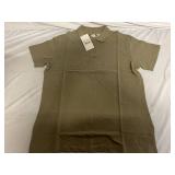 4 Tan Clique Polo Shirts - XL