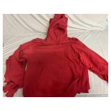 6 Clique Red Hooded Sweatshirts - Medium