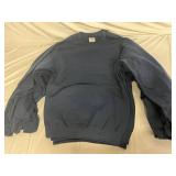 6 Navy Blue Crew Neck Sweatshirts - XL
