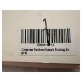 2 Packs of Christmas Rainbow Scratch Painting Kits