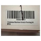 2 Packs of Christmas Rainbow Scratch Painting Kits