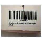 2 Packs of Christmas Rainbow Scratch Painting Kits