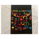 2 Packs of Christmas Rainbow Scratch Painting Kits