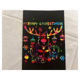 2 Packs of Christmas Rainbow Scratch Painting Kits