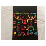 2 Packs of Christmas Rainbow Scratch Painting Kits