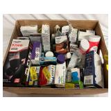 Box of Health and Beauty Products