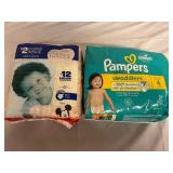2 Packs of Diapers
