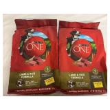 2 Bags of Purina One Lamb and Rice Dog Food