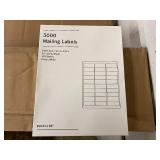 9000 Baseline Mailing Labels - 1 x 2 5/8"