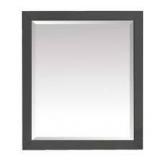 Home Decorators Collection Windlowe 28 in. W x 32 in. H Rectangular Wood Framed Wall Bathroom Vanity Mirror in Gray   Customer Returns See Pictures