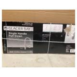 Glacier Bay Paulina Single-Handle Pull-Down Sprayer Kitchen Faucet with TurboSpray, FastMount, Soap Dispenser in Stainless Steel  Customer Returns See Pictures