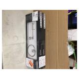 Lot of Glacier Bay Oswell 3-Piece Bath Hardware Set with Toilet Paper Holder, Hand Towel Holder, 24 in. Towel Bar in Brushed Nickel  Customer Returns See Pictures