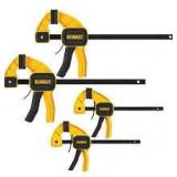 DEWALT Medium and Large Trigger Clamp Set (4 Piece) Customer Returns See Pictures