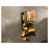 DEWALT Medium and Large Trigger Clamp Set (4 Piece) Customer Returns See Pictures