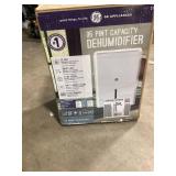 GE 35 pt. Dehumidifier with Smart Dry for Bedroom, Basement or Very Damp Rooms up to 3000 sq. ft. in White  Customer Returns See Pictures