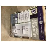 GE 35 pt. Dehumidifier with Smart Dry for Bedroom, Basement or Very Damp Rooms up to 3000 sq. ft. in White  Customer Returns See Pictures