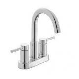 Glacier Bay Dorind 4 in. Centerset 2-Handle High-Arc Bathroom Faucet in Polished Chrome (2-Pack)  Customer Returns See Pictures