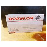 Box of 50 Cartridges .40 S&W Winchester 180gr FMJ