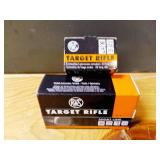 2 Boxes of 50 RWS Target Ammo .22 LR Rimfire Cartridges 40gr solid