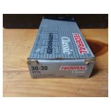 Box of 20 Federal 30-30 win 170gr SPRN