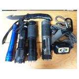 Tazer flashlights and headlamp