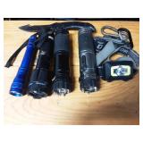 Tazer flashlights and headlamp